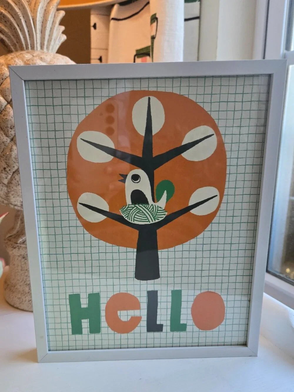 Crate and Barrel Kids HELLO Artpiece!🧡
